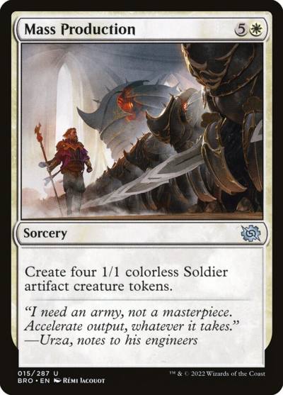 Mass Production BRO-15 The Brothers' War Magic card