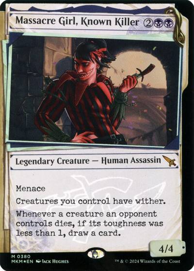 Massacre Girl, Known Killer MKM-380 Murders at Karlov Manor Magic card