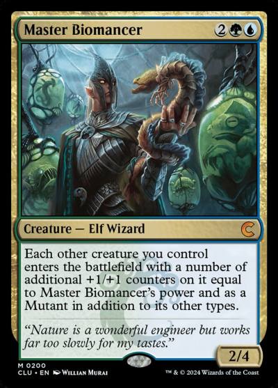 Master Biomancer CLU-200 Ravnica: Clue Edition Magic card