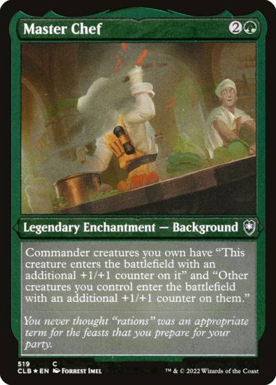 Master Chef CLB-519 Commander Legends: Battle for Baldur's Gate Magic card
