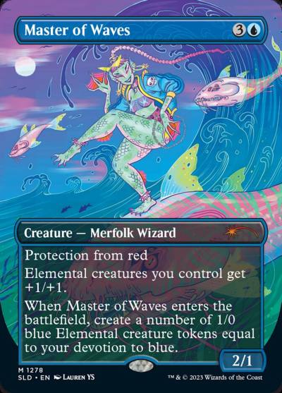 Master of Waves SLD-1278 Secret Lair Drop Magic card