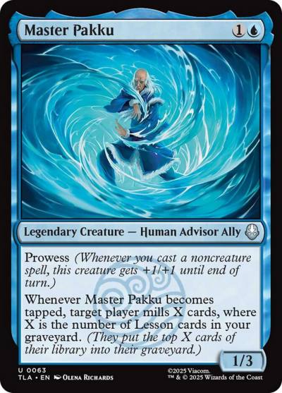 Master Pakku TLA-63 Avatar: The Last Airbender Magic card