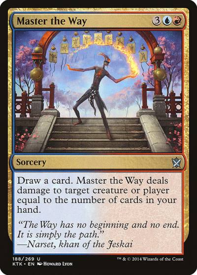 Master the Way KTK-188 Khans of Tarkir Magic card