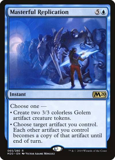 Masterful Replication M20-65 Core Set 2020 Magic card