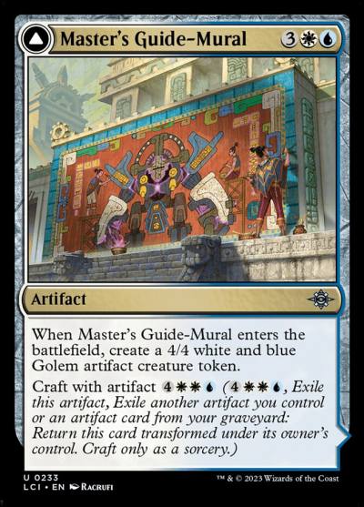 Master's Guide-Mural // Master's Manufactory LCI-233 The Lost Caverns of Ixalan Magic card