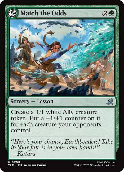 Match the Odds TLE-253 Avatar: The Last Airbender Eternal Magic card
