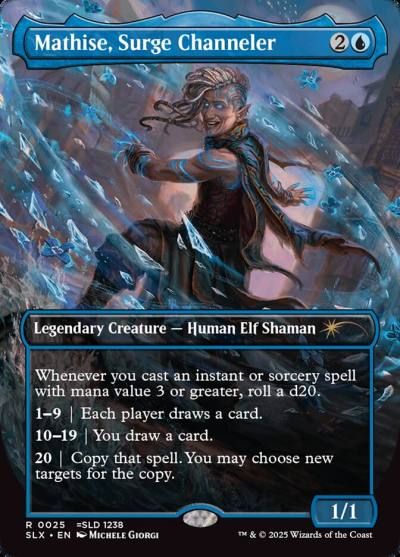 Mathise, Surge Channeler SLX-25 Universes Within Magic card