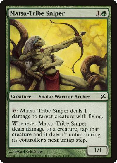 Matsu-Tribe Sniper 136 Betrayers of Kamigawa Magic card