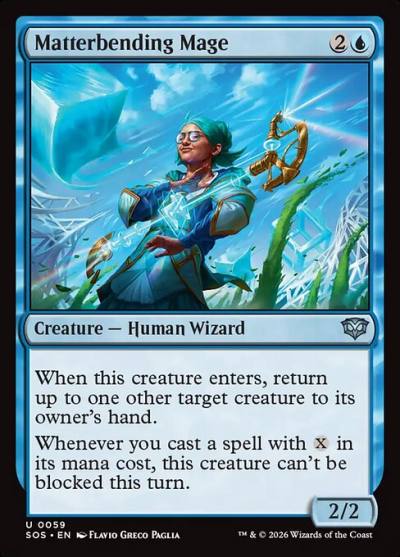 Matterbending Mage SOS-59 Secrets of Strixhaven Magic card