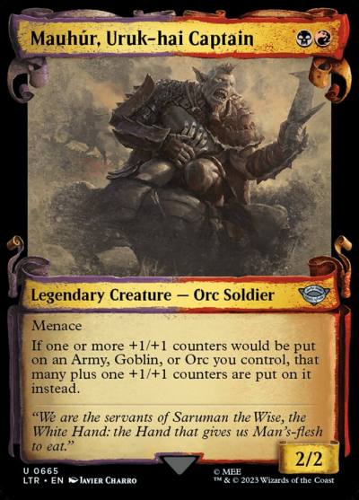 Mauhúr, Uruk-hai Captain LTR-665 The Lord of the Rings: Tales of Middle-earth Magic card