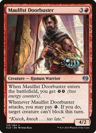 Maulfist Doorbuster 123 Kaladesh Magic card