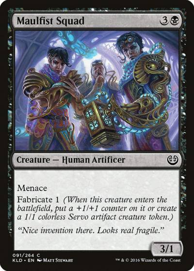 Maulfist Squad KLD-91 Kaladesh Magic card