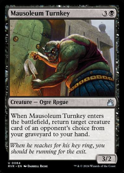 Mausoleum Turnkey RVR-84 Ravnica Remastered Magic card