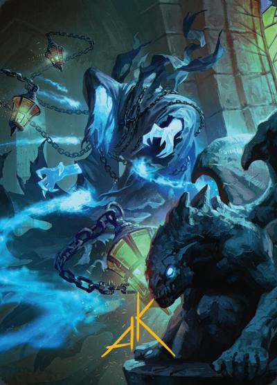 Mausoleum Wanderer // Mausoleum Wanderer AINR-7 Innistrad Remastered Art Series Magic card