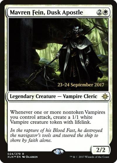 Mavren Fein, Dusk Apostle PXLN-24S Ixalan Promos Magic card