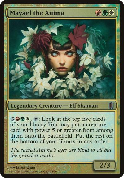 Mayael the Anima OCM1-8 Commander's Arsenal Oversized Magic card