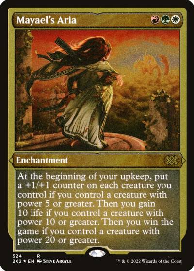 Mayael's Aria 2X2-524 Double Masters 2022 Magic card