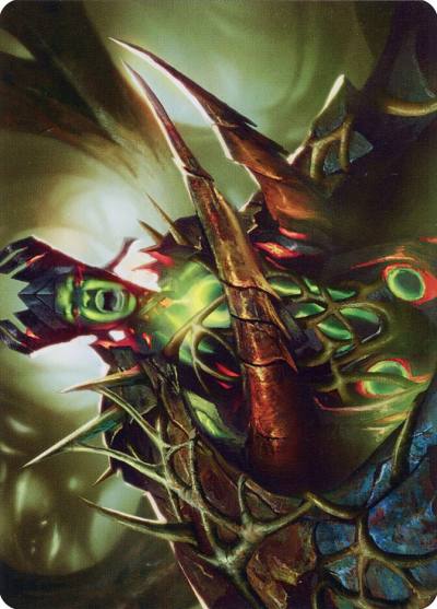 Maze's Mantle // Maze's Mantle AONE-40 Phyrexia: All Will Be One Art Series Magic card