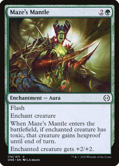 Maze's Mantle ONE-174 Phyrexia: All Will Be One Magic card