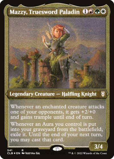 Mazzy, Truesword Paladin CLB-541 Commander Legends: Battle for Baldur's Gate Magic card