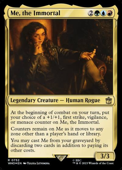 Me, the Immortal WHO-752 Doctor Who Magic card
