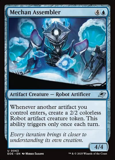 Mechan Assembler 63 Edge of Eternities Magic card