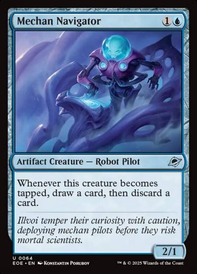 Mechan Navigator EOE-64 Edge of Eternities Magic card