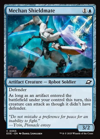 Mechan Shieldmate 65 Edge of Eternities Magic card