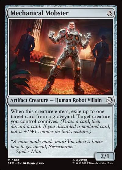 Mechanical Mobster SPM-168 Marvel's Spider-Man Magic card