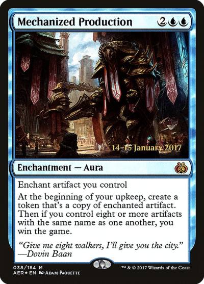 Mechanized Production PAER-38S Aether Revolt Promos Magic card