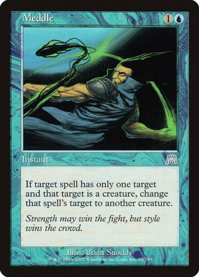 Meddle ONS-92 Onslaught Magic card