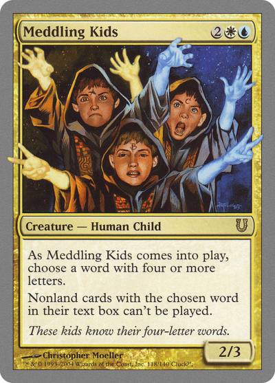 Meddling Kids UNH-118 Unhinged Magic card