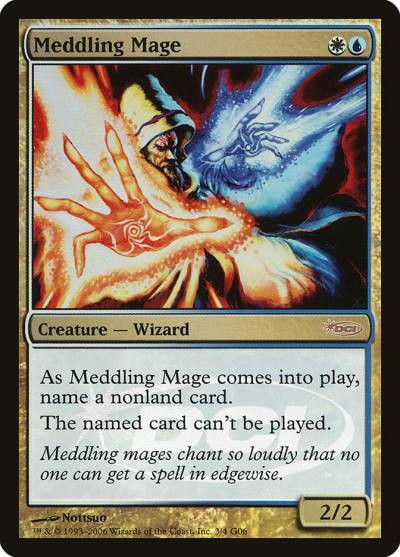 Meddling Mage G06-3 Judge Gift Cards 2006 Magic card