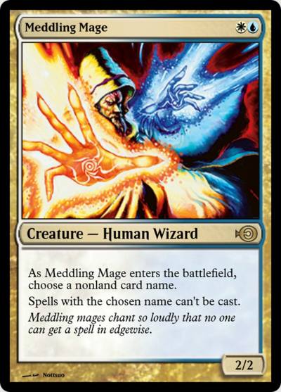 Meddling Mage PRM-36304 Magic Online Promos Magic card