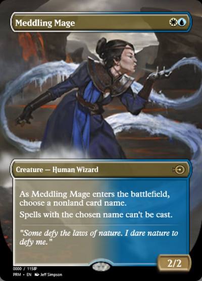 Meddling Mage PRM-82830 Magic Online Promos Magic card
