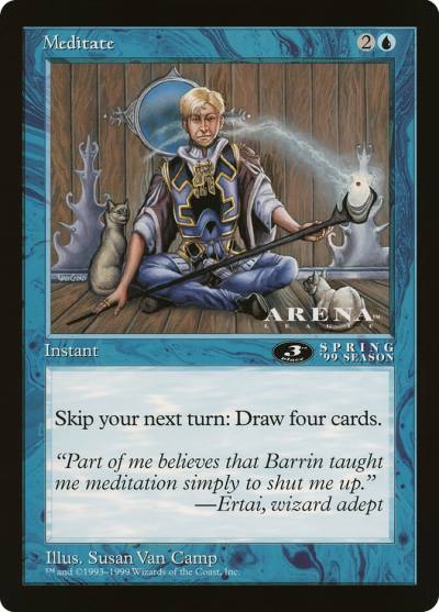 Meditate OLEP-76 Oversized League Prizes Magic card