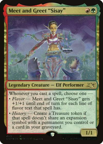 Meet and Greet "Sisay" UNF-458 Unfinity Magic card