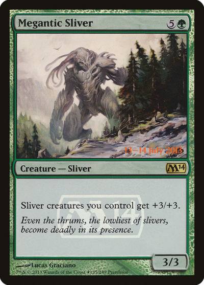 Megantic Sliver PM14-185STAR Magic 2014 Promos Magic card