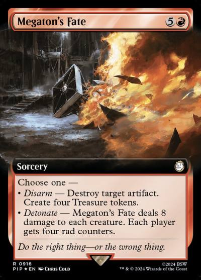 Megaton's Fate PIP-916 Fallout Magic card