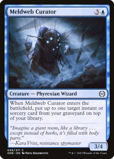 Meldweb Curator 59 Phyrexia: All Will Be One Magic card