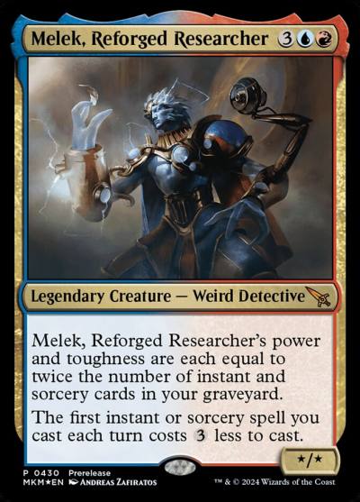 Melek, Reforged Researcher 430 Murders at Karlov Manor Magic card