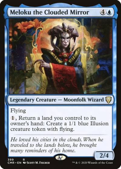 Meloku the Clouded Mirror CMR-399 Commander Legends Magic card