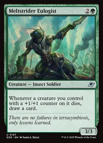 Meltstrider Eulogist 197 Edge of Eternities Magic card