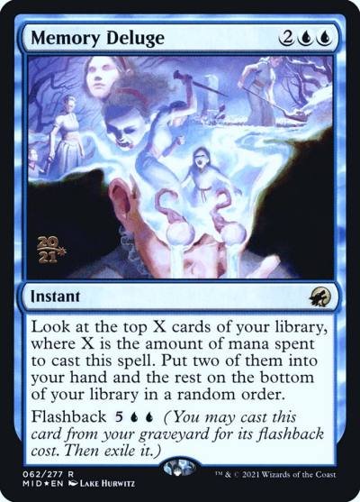 Memory Deluge PMID-62S Innistrad: Midnight Hunt Promos Magic card