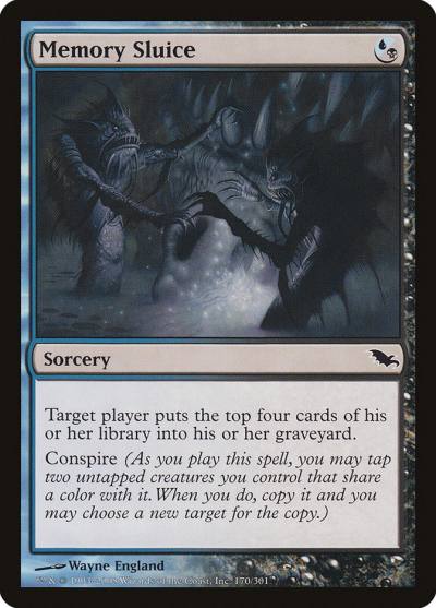 Memory Sluice SHM-170 Shadowmoor Magic card