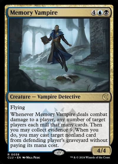 Memory Vampire CLU-38 Ravnica: Clue Edition Magic card