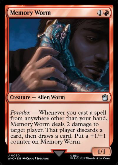 Memory Worm WHO-90 Doctor Who Magic card