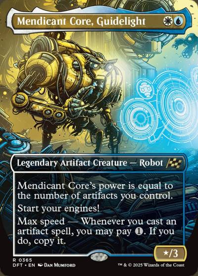 Mendicant Core, Guidelight DFT-365 Aetherdrift Magic card