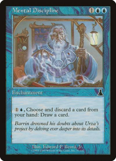 Mental Discipline UDS-37 Urza's Destiny Magic card