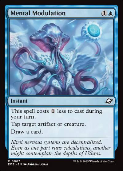 Mental Modulation EOE-67 Edge of Eternities Magic card